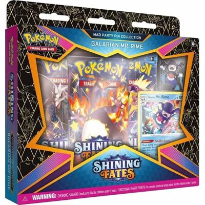 Pokémon Pokémon TCG: Sword & Shield Shining Fates Kolekcja Pin Party - Losowa Pokémon Pokémon TCG: Sword & Shield Shining Fates Kolekcja Pin Party - Losowa