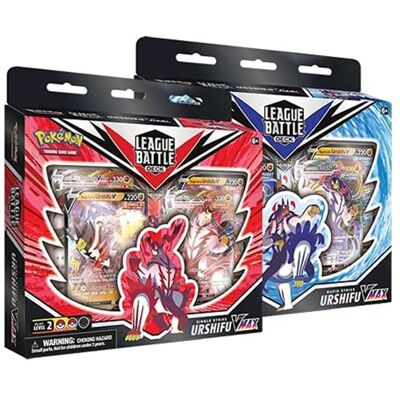Pokémon Pok?mon TCG: Single Strike or Rapid Strike Urshifu VMAX League Battle - Trading Card Game Deck Pokémon Pok?mon TCG: Single Strike or Rapid Strike Urshifu VMAX League Battle - Trading Card Game Deck