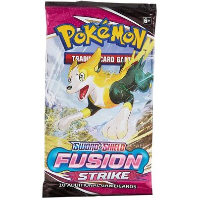 The Pokémon Company Int. Inc Pokémon TCG: Sword & Shield Fusion Strike Booster Pack - Trading Card Game The Pokémon Company Int. Inc Pokémon TCG: Sword & Shield Fusion Strike Booster Pack - Trading Card Game