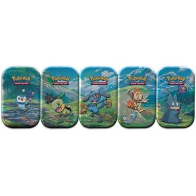 Pokemon Sinnoh Stars Mini Tin - Chimchar & Pachirisu - Trading Card Game Pokemon Sinnoh Stars Mini Tin - Chimchar & Pachirisu - Trading Card Game