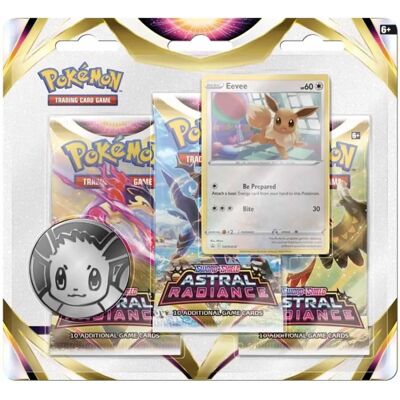 Pokemon TCG: Sword & Shield 10 Astral Radiance 3-Pack Blister - Losowo Pokemon TCG: Sword & Shield 10 Astral Radiance 3-Pack Blister - Losowo