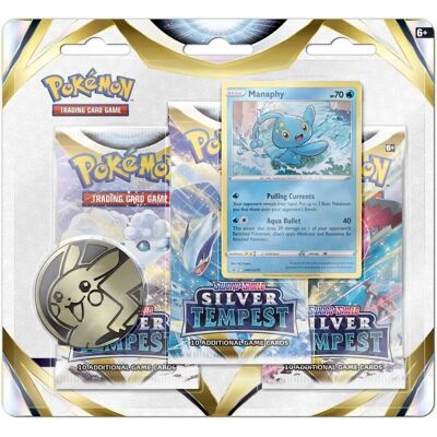 Pokémon TCG Tempête d'Argent 3 Packs - Paquet de cartes à échanger - Publicité Pokémon TCG Tempête d'Argent 3 Packs - Paquet de cartes à échanger - Publicité
