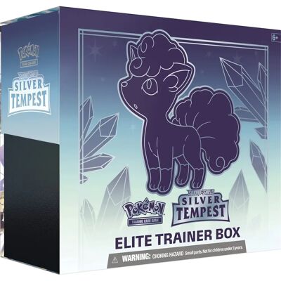 Alolan Vulpix - Pokemon TCG: Silver Tempest Elite Trainer Box Alolan Vulpix - Pokemon TCG: Silver Tempest Elite Trainer Box