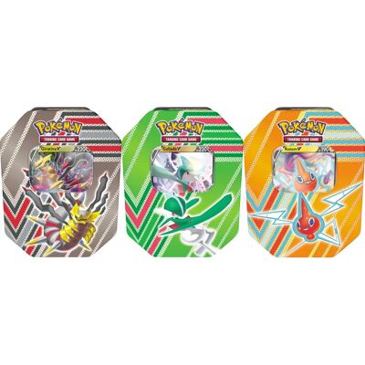 Pokémon Gallade V Giratina V Rotom V Tins - Fall Display Pokémon Gallade V Giratina V Rotom V Tins - Fall Display