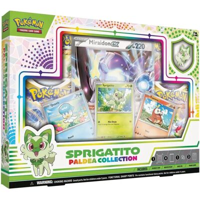 Pokémon Paldea Collection - Sprigatito, Fuecoco & Quaxly - Collectible Cards Pokémon Paldea Collection - Sprigatito, Fuecoco & Quaxly - Collectible Cards