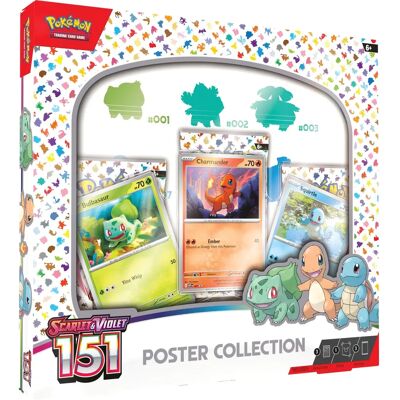 Pokémon TCG: Kolekcja Plakatów 151 Scarlet & Violet - Gra w Karty Pokémon TCG: Kolekcja Plakatów 151 Scarlet & Violet - Gra w Karty