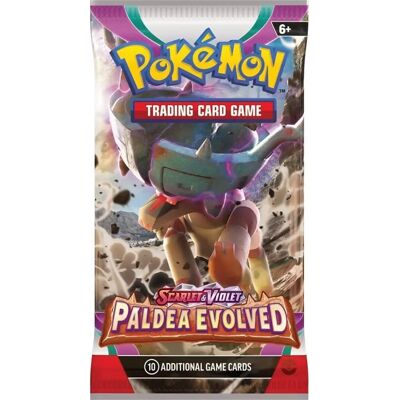 Paquet de Boosters Pokémon TCG Scarlet & Violet - Extension - Publicité Paquet de Boosters Pokémon TCG Scarlet & Violet - Extension - Publicité