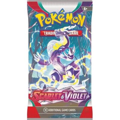 Pokémon Pokémon Scarlet & Violet Sleeved Booster Pack - Trading Card Game Pokémon Pokémon Scarlet & Violet Sleeved Booster Pack - Trading Card Game