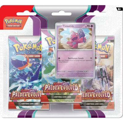 Pokémon TCG Scarlet & Violet Paldea Evolved 3-Pack Booster - Trading Card Game Pokémon TCG Scarlet & Violet Paldea Evolved 3-Pack Booster - Trading Card Game