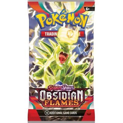 Pokémon TCG Scarlet & Violet Obsidian Flames Booster Pack - Card Game Pokémon TCG Scarlet & Violet Obsidian Flames Booster Pack - Card Game
