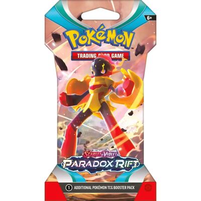 The Pokemon Company Int. Inc Pokemon TCG: Paradox Rift - Sleeved Booster Pack - Publicité The Pokemon Company Int. Inc Pokemon TCG: Paradox Rift - Sleeved Booster Pack - Publicité