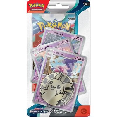 Pokémon Scarlet & Violet 4 Paradox Rift - Présentoir checklane premium - Publicité Pokémon Scarlet & Violet 4 Paradox Rift - Présentoir checklane premium - Publicité