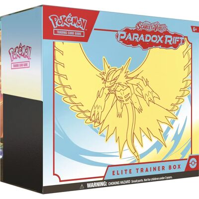 Pokémon Company Scarlet & Violet Paradox Rift Elite Trainer Box - Blau & Gelb - Sammelkartenspiel Pokémon Company Scarlet & Violet Paradox Rift Elite Trainer Box - Blau & Gelb - Sammelkartenspiel