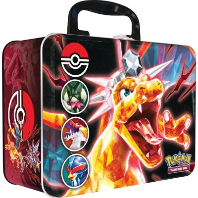 Pokemon Charizard, Meowscarada, Skeledirge, Quaquaval Sammlerbox - Sammlerbox Pokemon Charizard, Meowscarada, Skeledirge, Quaquaval Sammlerbox - Sammlerbox