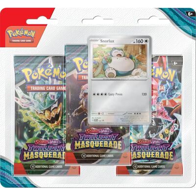 The Pokémon Company Scarlet & Violet 6 - Twilight Masquerade - 3-Pack The Pokémon Company Scarlet & Violet 6 - Twilight Masquerade - 3-Pack