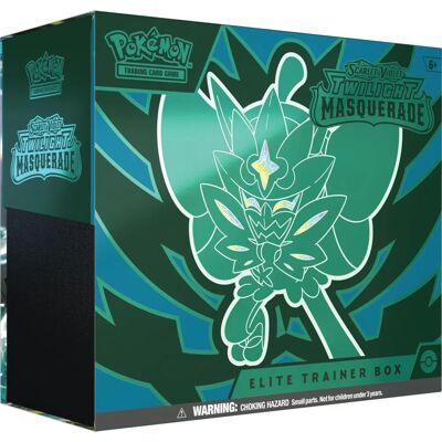 Pokémon TCG: Scarlet & Violet Twilight Masquerade Elite Trainer Box - Trading Card Game Pokémon TCG: Scarlet & Violet Twilight Masquerade Elite Trainer Box - Trading Card Game