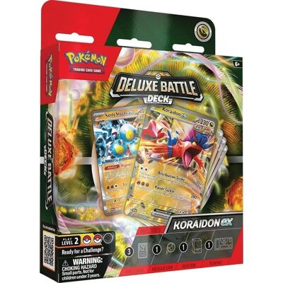Pokémon TCG Deluxe Battle Decks - Koraidon Ex, Sandy Shocks ex - Trading Card Game Deck Pokémon TCG Deluxe Battle Decks - Koraidon Ex, Sandy Shocks ex - Trading Card Game Deck