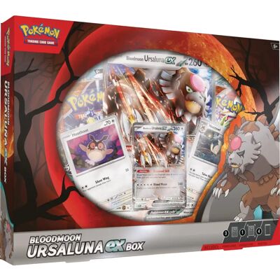 The Pokémon Company Int. Inc. Pokémon TCG Bloodmoon Ursaluna ex Box - Boîte de Jeu de Cartes à Collectionner - Publicité The Pokémon Company Int. Inc. Pokémon TCG Bloodmoon Ursaluna ex Box - Boîte de Jeu de Cartes à Collectionner - Publicité
