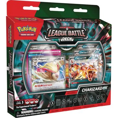 The Pokemon Company Int. Inc. Charizard ex League Battle Deck - Paquet de Cartes à Jouer - Publicité The Pokemon Company Int. Inc. Charizard ex League Battle Deck - Paquet de Cartes à Jouer - Publicité