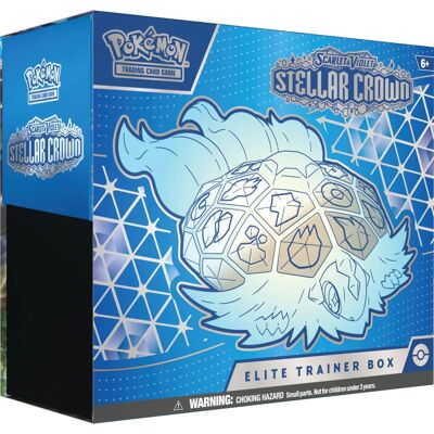 Pokemon Company Scarlet & Violet Stellar Crown Elite Trainer Box - TCG Pokemon Company Scarlet & Violet Stellar Crown Elite Trainer Box - TCG