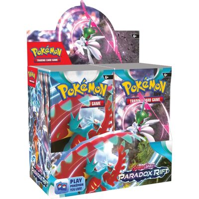Pokémon Scharlachrot und Violett Paradox Rift Booster-Box - Sammelkartenspiel Pokémon Scharlachrot und Violett Paradox Rift Booster-Box - Sammelkartenspiel