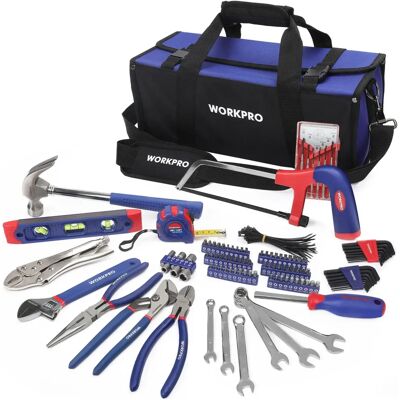 Workpro - 156-teiliges Werkzeugset - Handwerkzeugset Workpro - 156-teiliges Werkzeugset - Handwerkzeugset