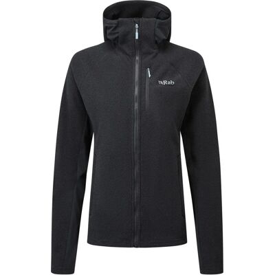 Rab Beluga Model - Women's Capacitor Hoody - Midweight Fleece Jacket Rab Beluga Model - Women's Capacitor Hoody - Midweight Fleece Jacket