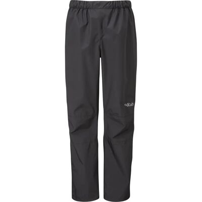Rab Damen Regenhose Downpour Eco - Schwarz - Wasserdicht, Umweltfreundlich Rab Damen Regenhose Downpour Eco - Schwarz - Wasserdicht, Umweltfreundlich