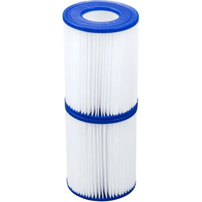 Bestway UK FOB Account 2Pk Cartouches Filtre Piscine Lay Z Spa - Taille II - Publicité Bestway UK FOB Account 2Pk Cartouches Filtre Piscine Lay Z Spa - Taille II - Publicité