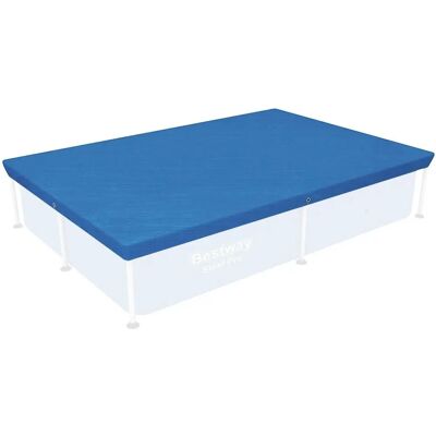 Couverture de piscine Bestway 58103 en PVC pour piscines Steel Pro rectangulaires - Couverture de nage - Publicité Couverture de piscine Bestway 58103 en PVC pour piscines Steel Pro rectangulaires - Couverture de nage - Publicité
