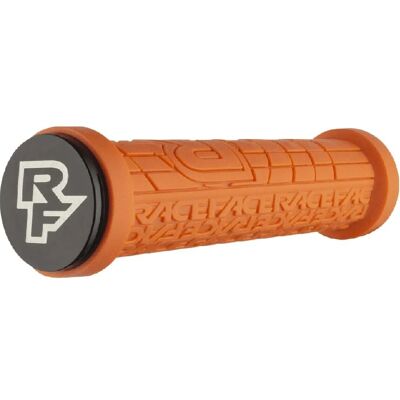 Race Face Oranje 30mm Handvatten - Lock-On Race Face Oranje 30mm Handvatten - Lock-On