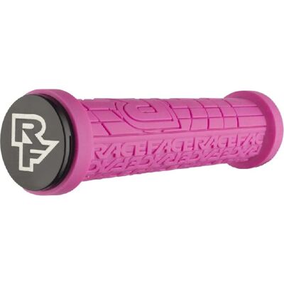 Race Face Magenta Lock-on Mountainbike-Griffe - 30mm Race Face Magenta Lock-on Mountainbike-Griffe - 30mm