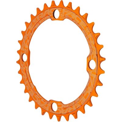 Race Face Modèle 30t 4-Bolt Plateau - Orange - Publicité Race Face Modèle 30t 4-Bolt Plateau - Orange - Publicité