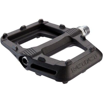 Race Face Ride Mountainbike Pedale - Schwarz - 18 Pins - 110x101mm - Leichte Flachpedale Race Face Ride Mountainbike Pedale - Schwarz - 18 Pins - 110x101mm - Leichte Flachpedale