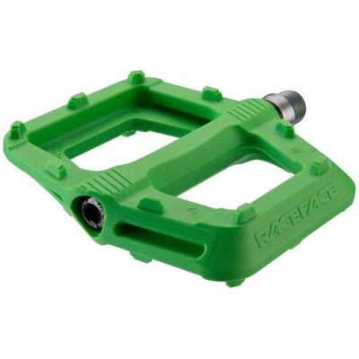 Pedal de bicicleta Race Face Ride - Verde - Plano - 110x101mm Pedal de bicicleta Race Face Ride - Verde - Plano - 110x101mm