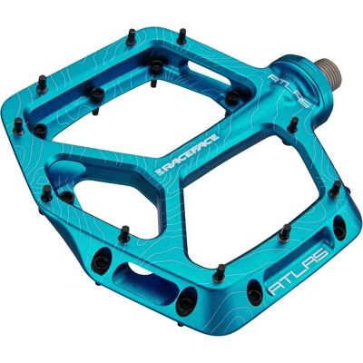 Pedale Race Face Atlas - Resistente, Grande Piattaforma, Pin Regolabili Pedale Race Face Atlas - Resistente, Grande Piattaforma, Pin Regolabili