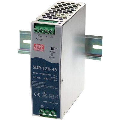 Alimentation Black Box SDR-120-48 - 120W Rail DIN - Publicité Alimentation Black Box SDR-120-48 - 120W Rail DIN - Publicité