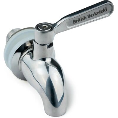 Robinet système gravitaire en acier inoxydable British Berkefeld - Filtre à eau - Publicité Robinet système gravitaire en acier inoxydable British Berkefeld - Filtre à eau - Publicité