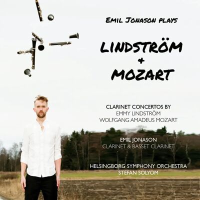 Swedish Society Emil Jonason Plays Lindström + Mozart - Classical Music CD Swedish Society Emil Jonason Plays Lindström + Mozart - Classical Music CD