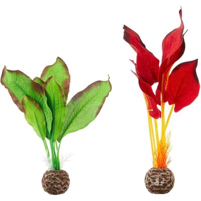 biOrb Zijdeplantenset klein - Groen en Rood - Aquarium Decoratie biOrb Zijdeplantenset klein - Groen en Rood - Aquarium Decoratie