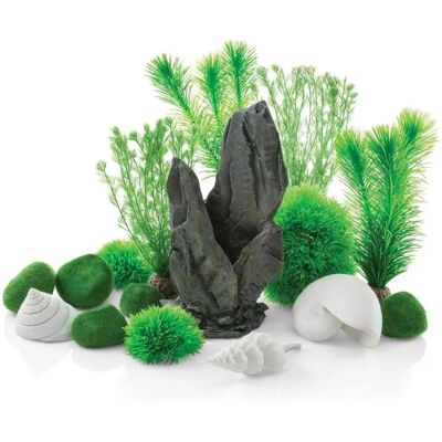 Oase biOrb Aquarium 30L Steen Tuin - Aquarium Decoratie Oase biOrb Aquarium 30L Steen Tuin - Aquarium Decoratie
