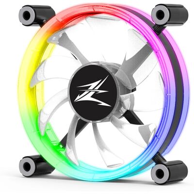 Zalman ZM-LF120 Sistema di raffreddamento per computer Nero Bianco Zalman ZM-LF120 Sistema di raffreddamento per computer Nero Bianco