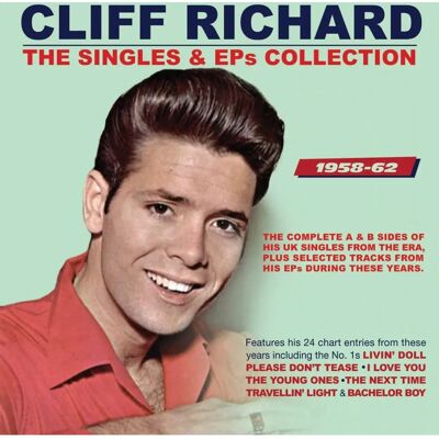 Acrobat Cliff Richard - Collection de Singles & Eps 1958-62 - Collection de Musique - Publicité Acrobat Cliff Richard - Collection de Singles & Eps 1958-62 - Collection de Musique - Publicité
