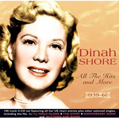 C&D Dinah Shore All the Hits and More 1939-60 CD - Music C&D Dinah Shore All the Hits and More 1939-60 CD - Music