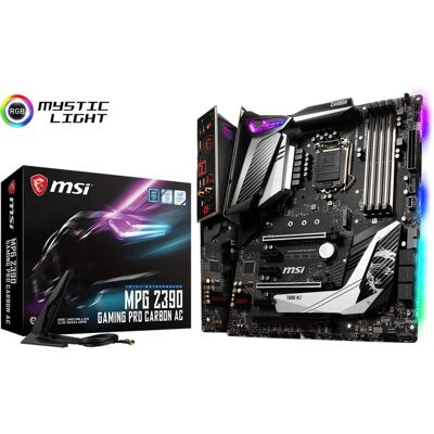MSI MSI MPG Z390 Gaming Pro Carbon Motherboard - Intel Z390, LGA 1151, DDR4, M.2, ATX MSI MSI MPG Z390 Gaming Pro Carbon Motherboard - Intel Z390, LGA 1151, DDR4, M.2, ATX