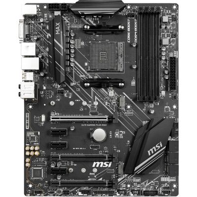 MSI X470 Gaming Plus Max - Moderkort - ATX - Socket AM4 MSI X470 Gaming Plus Max - Moderkort - ATX - Socket AM4