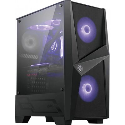 MSI Mag Forge 100M - Obudowa - ATX, Micro ATX, Mini ITX, Czarna MSI Mag Forge 100M - Obudowa - ATX, Micro ATX, Mini ITX, Czarna