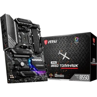MSI MSI MAG B550 Tomahawk - Placa base AMD B550 - Negro MSI MSI MAG B550 Tomahawk - Placa base AMD B550 - Negro