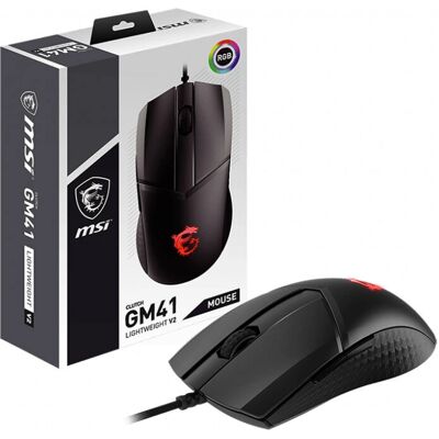 MSI GM41 V2 Maus - Ambidextrous, 16000 DPI, RGB-Beleuchtung MSI GM41 V2 Maus - Ambidextrous, 16000 DPI, RGB-Beleuchtung