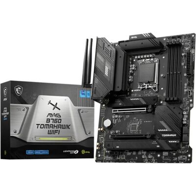 MSI - MAG B760 Tomahawk WiFi - LGA 1700 - Mainboard MSI - MAG B760 Tomahawk WiFi - LGA 1700 - Mainboard